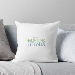 Hamptons to Hollywood Throw Pillow