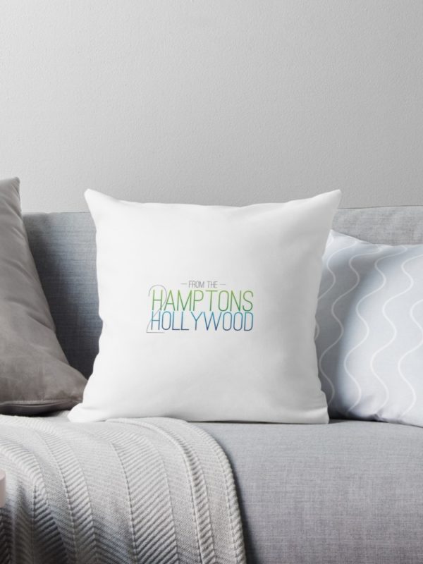 Hamptons to Hollywood Throw Pillow