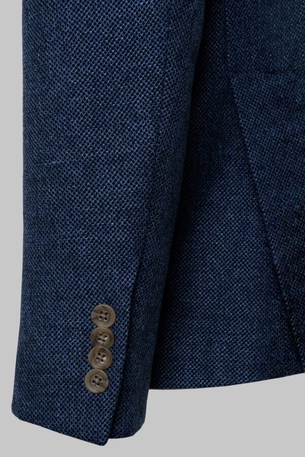 Hampton Textured Knit Blazer | Navy Jack Victor