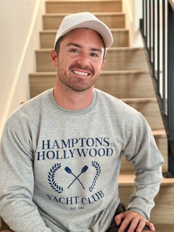 Hamptons to Hollywood Yacht Club Crewneck, Limited Edition, Kyle Langan